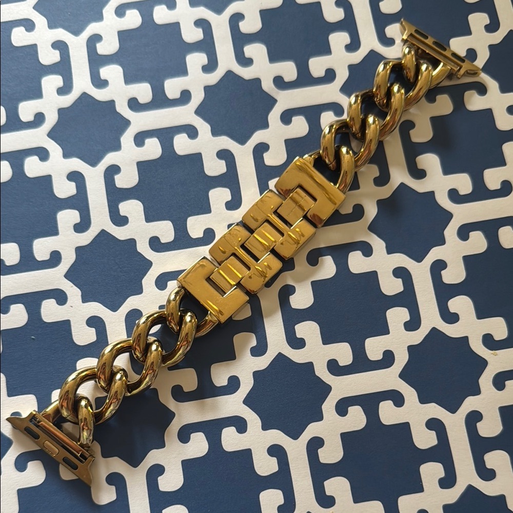 Gold Chain link Apple Watch band